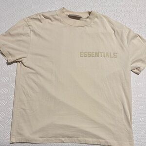 Essentials Beige Short Sleeve Tee
